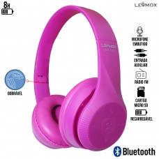 Headphone Bluetooth LEF-1003 Lehmox - Pink